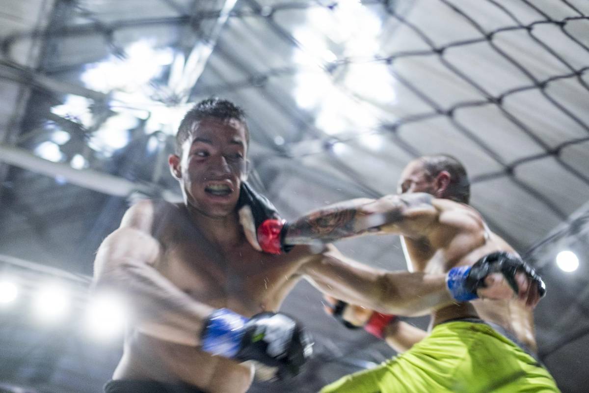 El evento reunió a aficionados y deportistas de las artes marciales mixtas. Foto: Santiago Mesa.