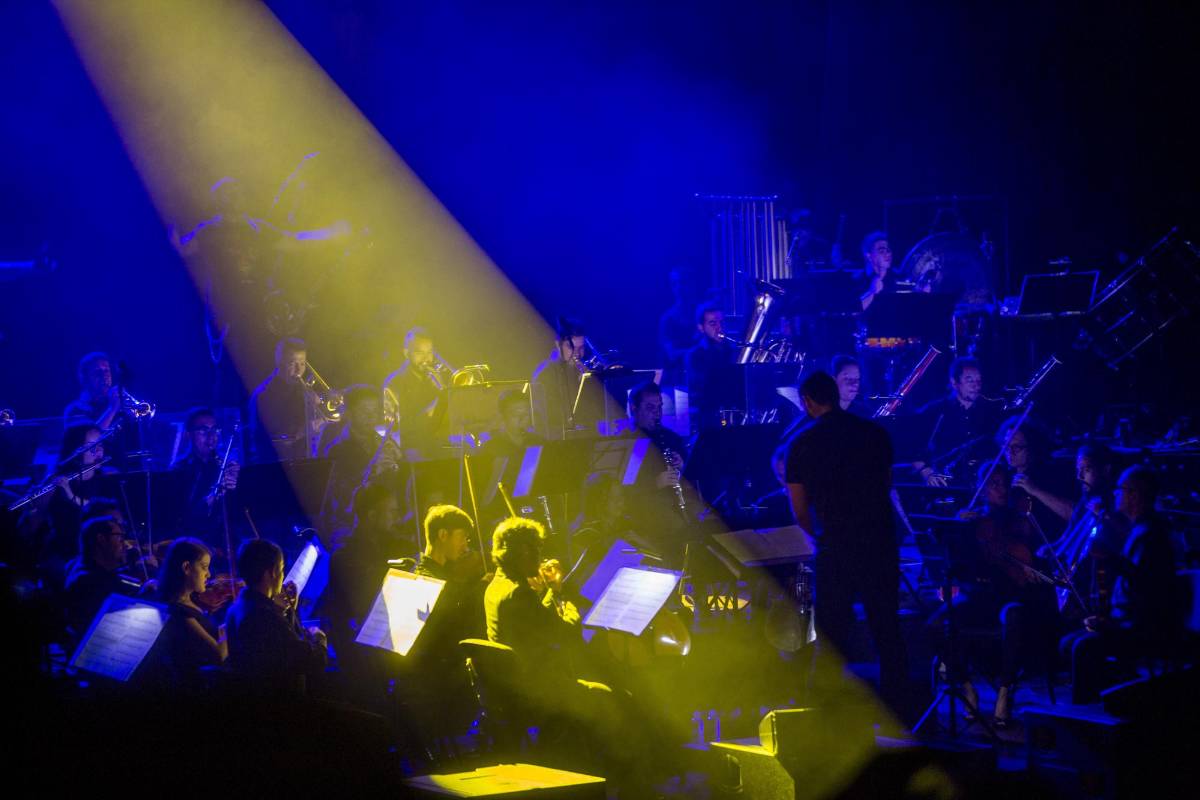 Este tributo a una de las mejores bandas de thrash metal de todos los tiempos fue organizado por la Orquesta Filarmónica de Medellín. FOTO: CARLOS VELÁSQUEZ