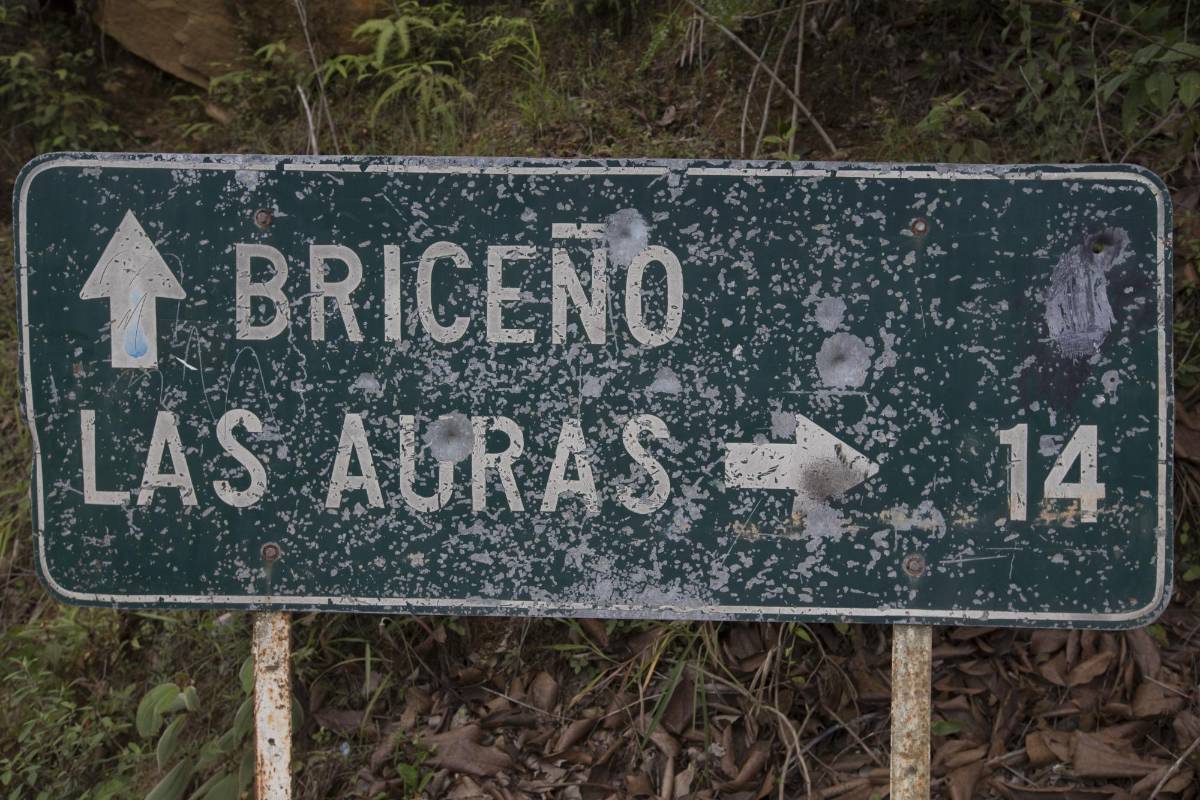 Uno de los sitios más críticos es el corregimiento Las Auras, donde los paramilitares hacen presencia desde 1998. FOTO: Donaldo Zuluaga.