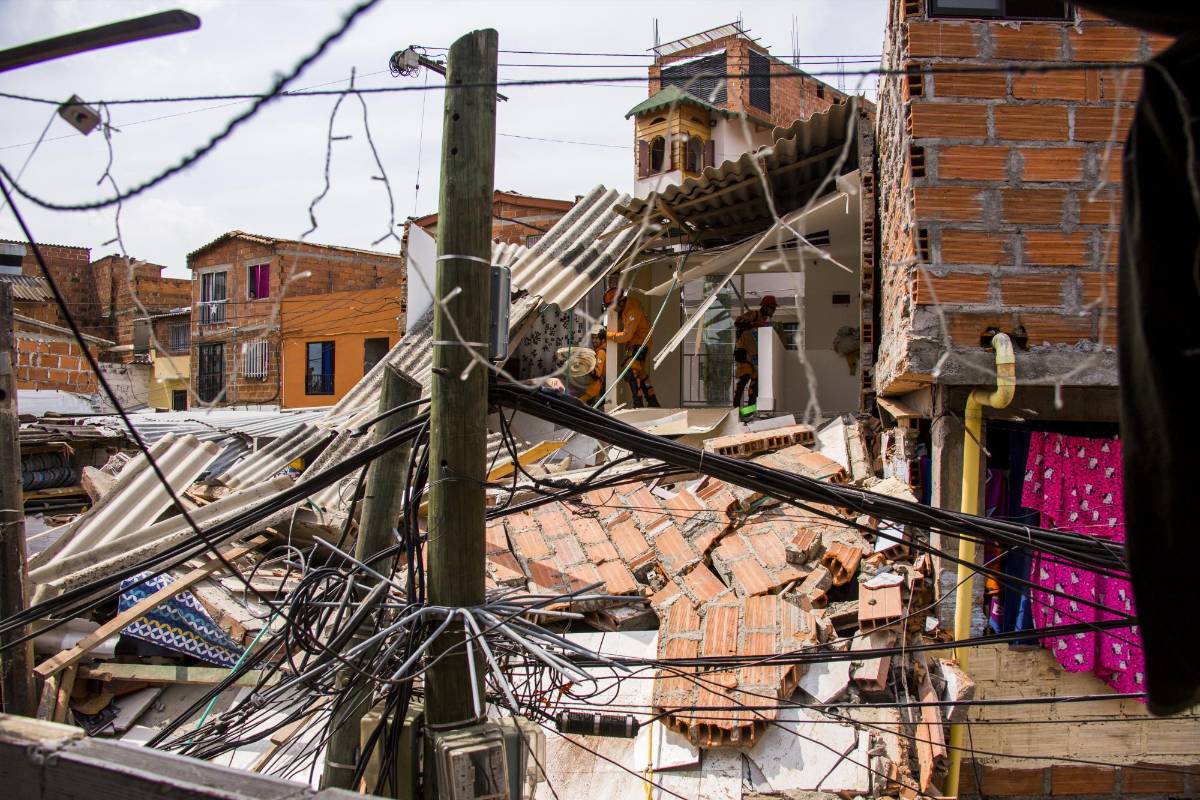 Congolo es la zona donde ocurrió la emergencia, ubicada en el municipio de Bello. Foto: Carlos Velásquez