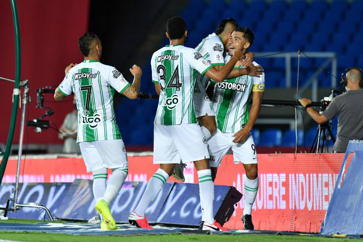 Con dos goles de Jéfferson Duque, Nacional derrotó 2-1 de visitante al América. Ambos se han enfrentado en 264 oportunidades, donde Nacional ha festejado 94 veces, América 92 y 78 juegos restantes terminaron en empate. Foto: Dimayor