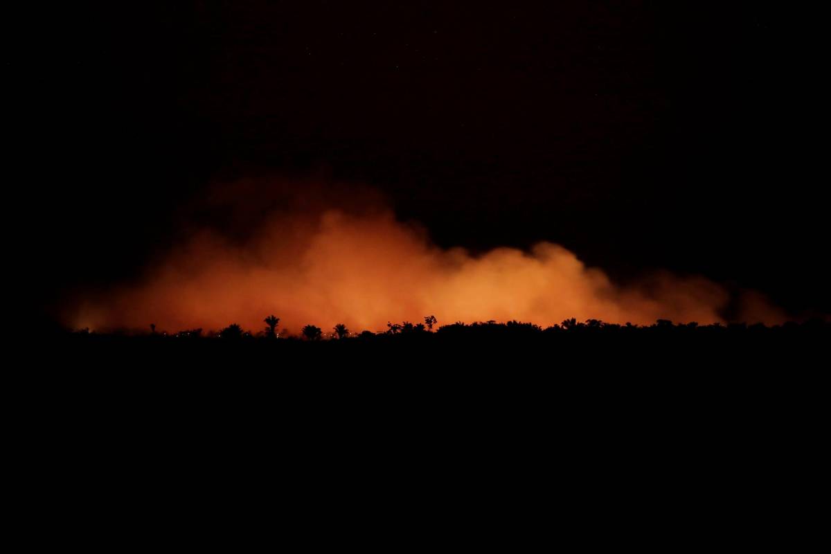 Otros lugares del mundo también registraron emergencias por incendios. En Canarias, en España, 5.000 personas fueron evacuadas de la isla debido a las llamas que afectaron unas 3.400 hectáreas, según las autoridades. Foto: Reuters