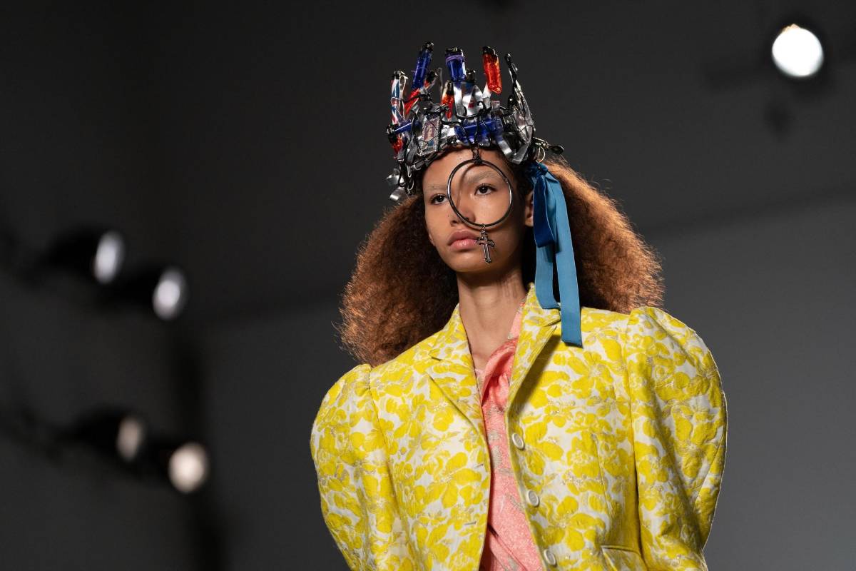 Semana de la Moda en Londres, Inglaterra. Desfile de la firma PushButton. Foto: EFE