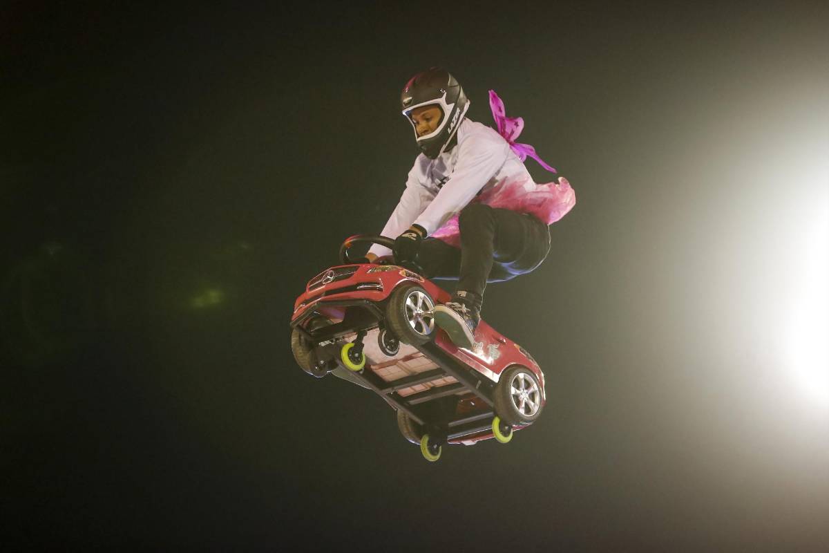 También hubo demostraciones de carros de exhibición. Fotos: Jaime Pérez.