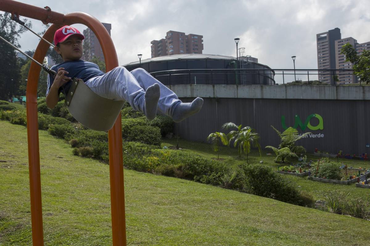 La Ilusión Verde una de la UVA más grande del valle de aburra, cuanta con 31000 metros cuadrados. Foto: Edwin Bustamante.