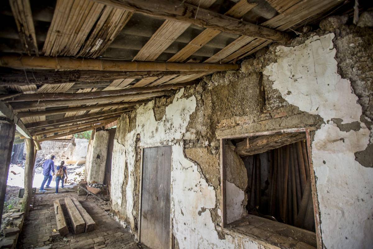 La tapia con que está construida la casa es de las primeras técnicas que se usaron con este material hace más de 250 años. Foto Juan Antonio Sánchez Ocampo