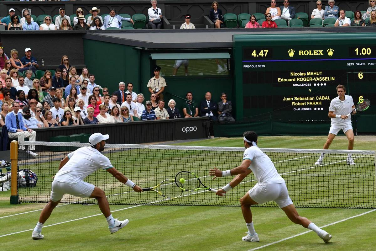 La dupla nacional fue la segunda sembrada del torneo. FOTO AFP