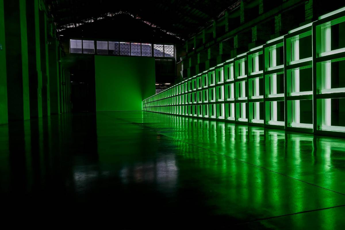 Flavin empezó haciendo acuarela, fotografía y collage bajo la influencia del expresionismo abstracto, un movimiento pictórico que surgió en EEUU en los años 40, Foto: Jaime Pérez