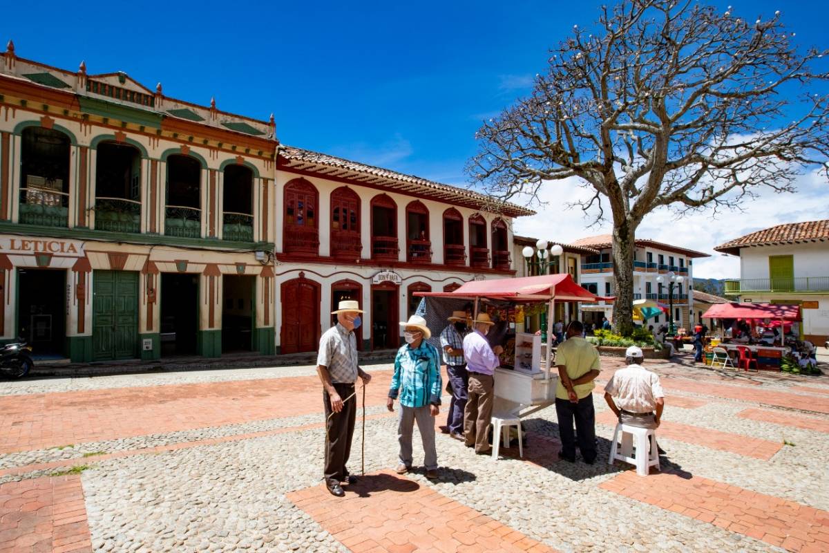 Jericó espera un nuevo milagro para volver a tener la visita de los turistas, que tanto frecuentan este municipio. Foto: Jaime Pérez