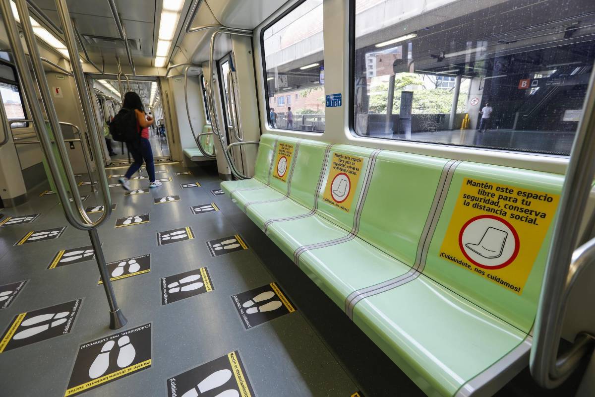 El metro dispone del 100% de su flota. Foto: Manuel Saldarriaga Quintero