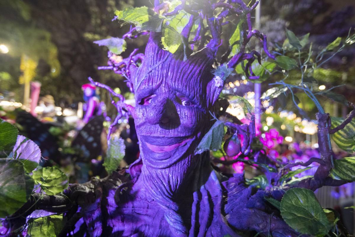 Esta vez la cuota de magia vino de otras latitudes. Brillaron los catrinas, el árbol come humanos, la caja de pandora y otras deidades locales e invitadas del norte y el centro de América. FOTO MANUEL SALDARRIAGA QUINTERO
