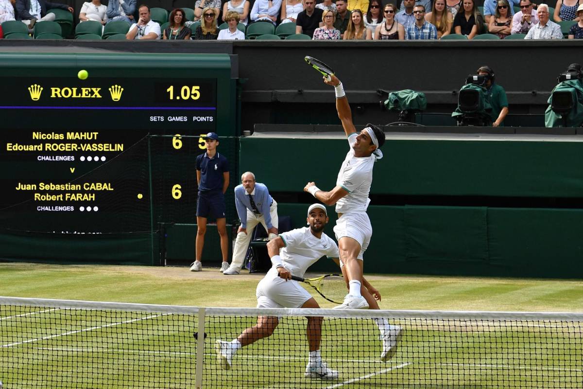 Con el título logrado en Reino Unidos, Juan Sebastián Cabal y Robert Farah pasan a ser los número 1 en el ranquin de dobles de la ATP. FOTO AFP