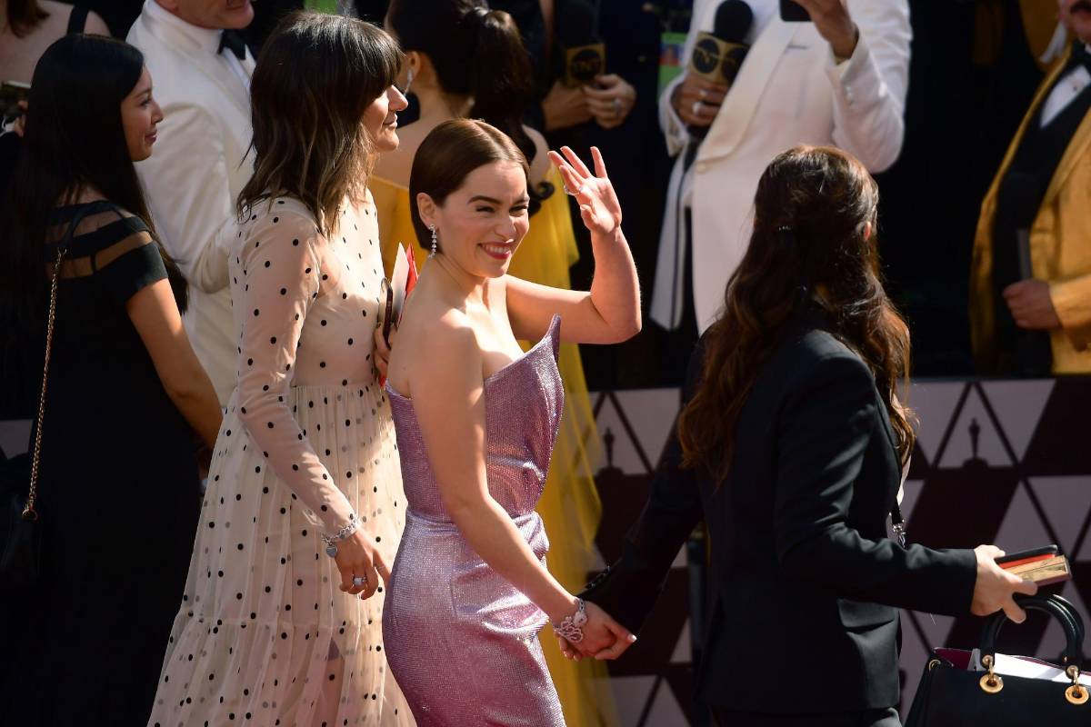 Emilia Clarke, la reina de dragones de Game of thrones presentará un premio. FOTO Reuters