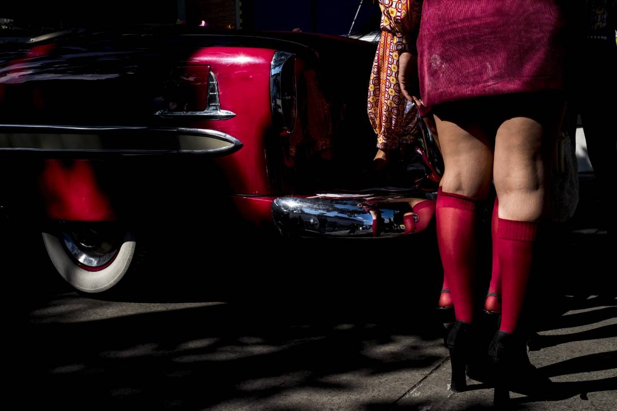 Los detalles de cada auto también enriquecen este desfile. Foto: Santiago Mesa.