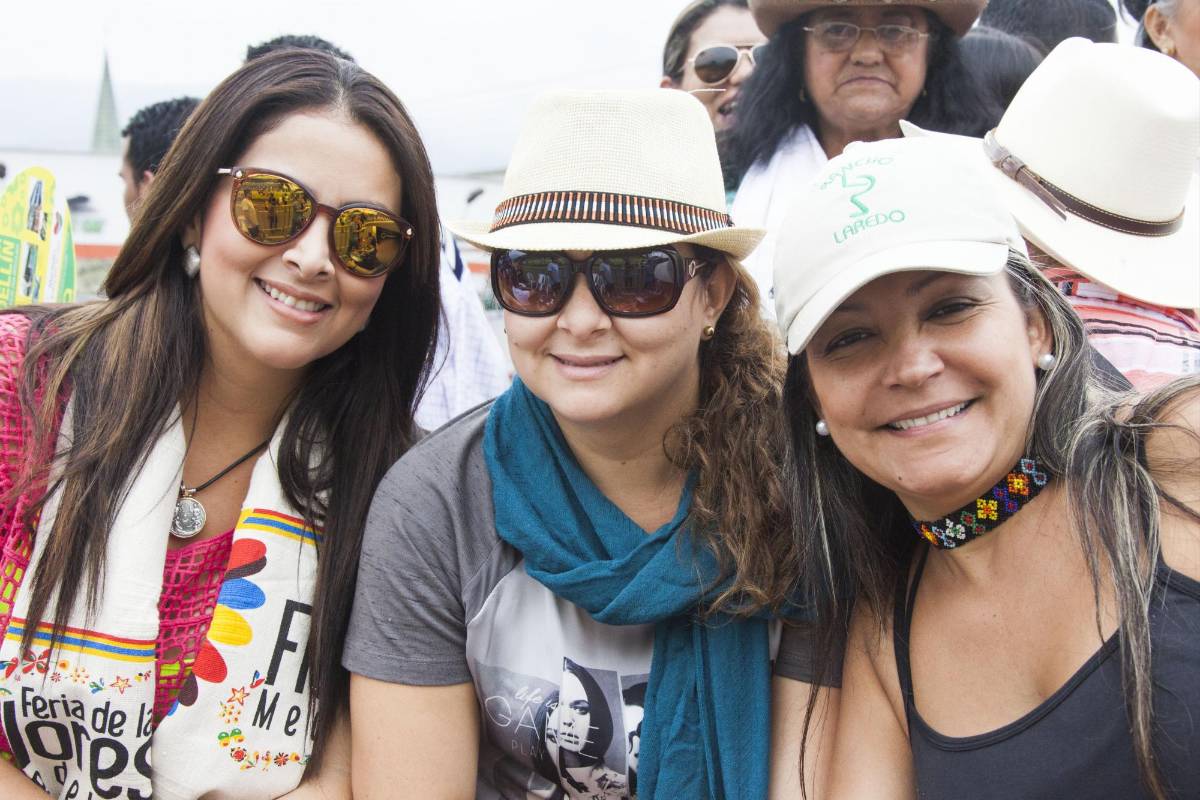 Asistentes al Desfile de Silleteros. FOTO MARIO VALENCIA.