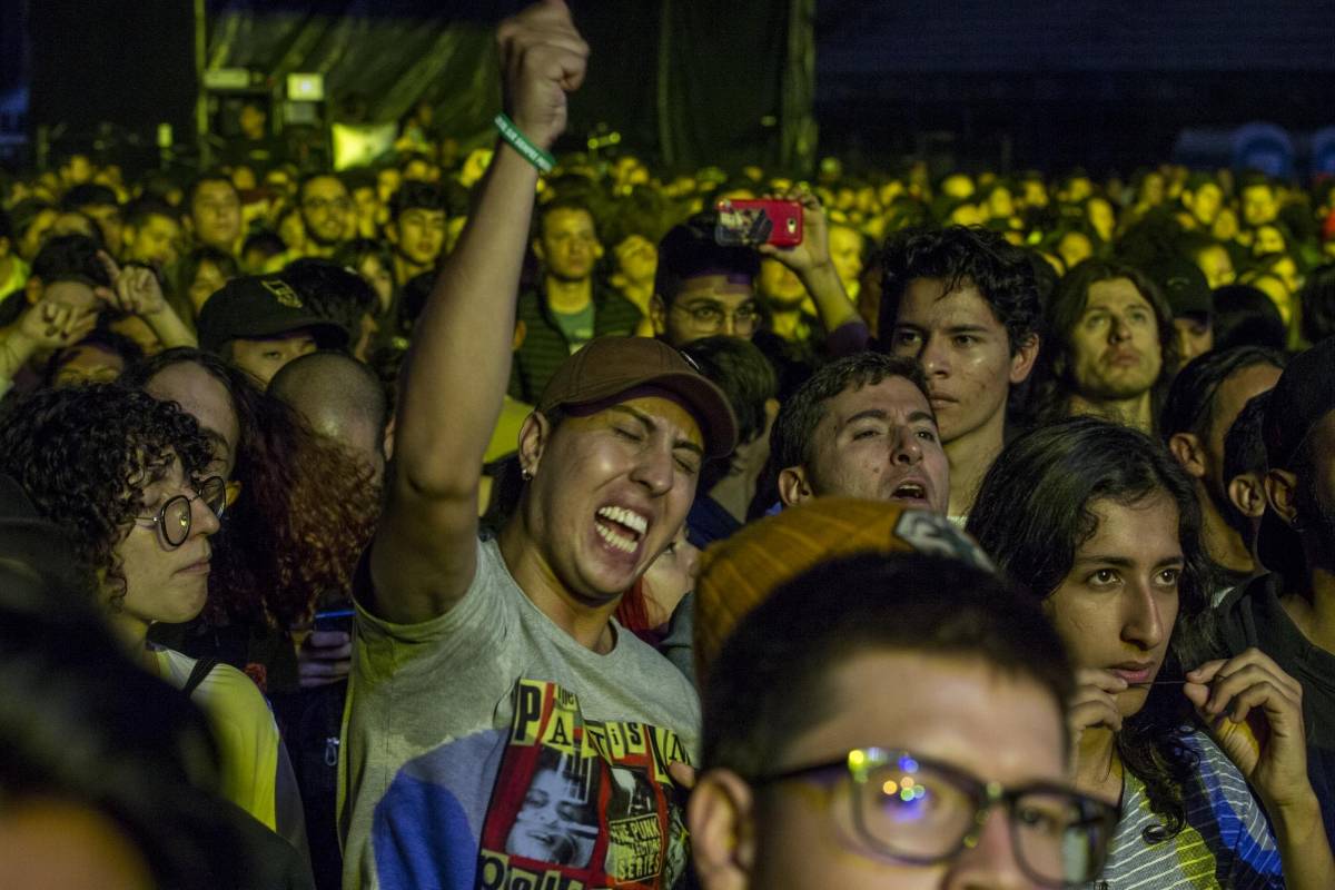 El clima ayudó a que miles de personas disfrutaran de las bandas durante toda la tarde y la noche. Foto: Santiago Mesa