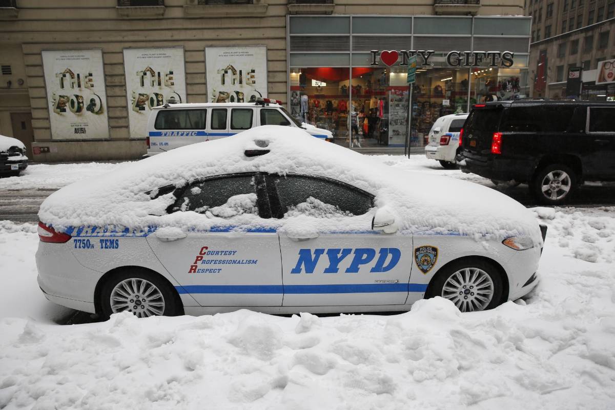 Hasta 50 centímetros de nieve tuvo la ciudad de Nueva York. Foto: Esteban Vanegas