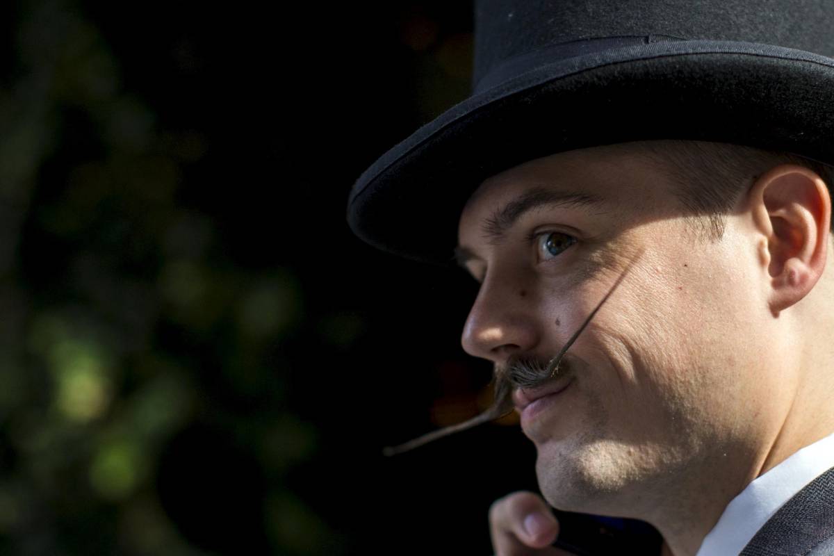 El de Dalí y otros cientos llamativos bigotes se dan cita este fin de semana en el Campeonato Nacional de Barba y Bigote en Nueva York. FOTO REUTERS 