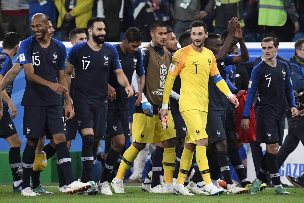 Con un solitario gol de Samuel Umtiti los franceses se metieron en la final de la Copa del Mundo y dejaron por fuera a la sorprendente Bélgica, que ahora disputará el partido por el tercer puesto. Foto : AFP