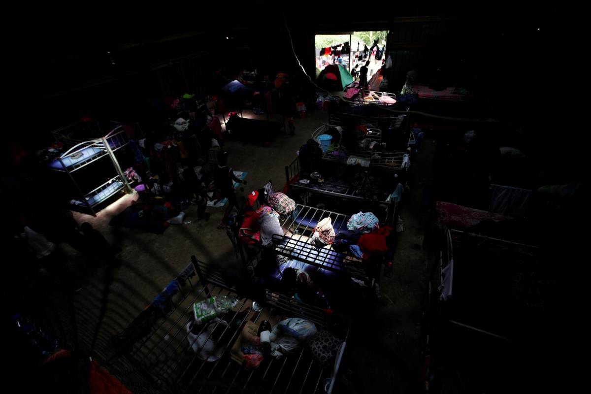 Habitaciones de tránsito en la comunidad de Peñita. En su camino, los migrantes se exponen a cruzar por rutas de las redes del crimen organizado. FOTO: EFE