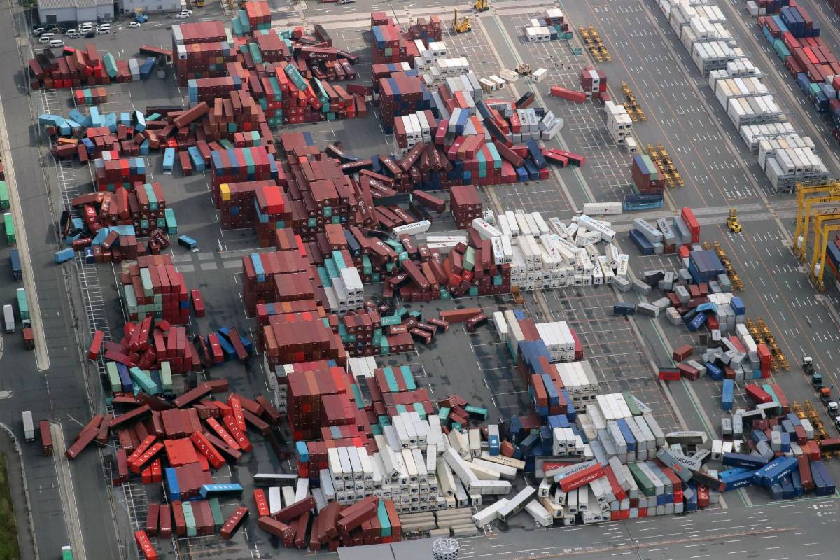 Japón suele sufrir los embates de los tifones en verano, pero este año ha sido particularmente difícil. FOTO EFE