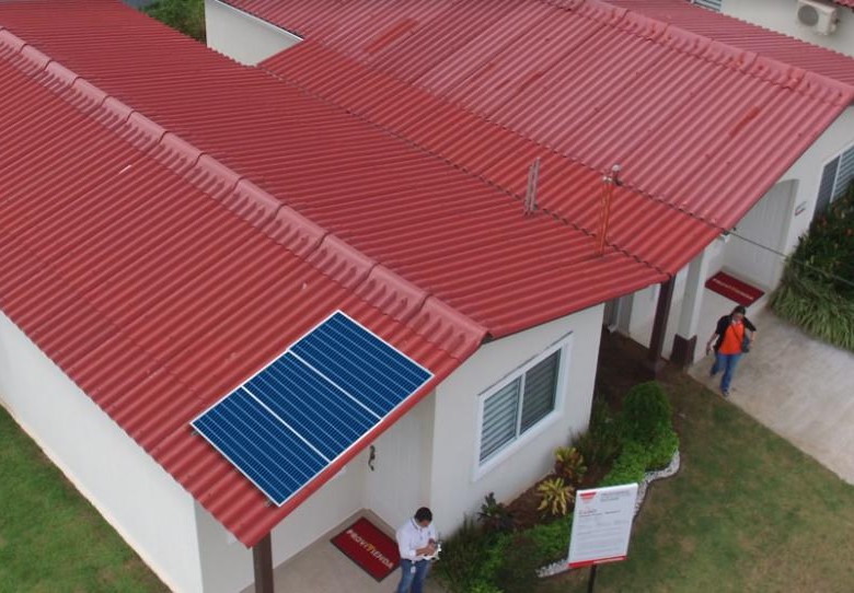 Aspecto que tendrá el proyecto de energía solar de Celsia en Panamá . Foto: Cortesía Celsia