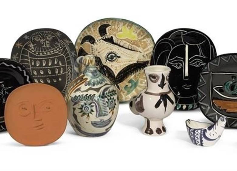 Imagen de referencia sobre las obras de Picasso. La pieza que se subastará es un plato grabado por el artista. FOTO ARCHIVO COLPRENSA