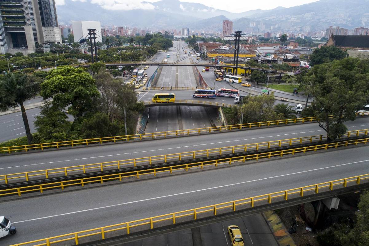 Glorieta de San Juan Con la Avenida El Ferrocarril. Foto: Esteban Vanegas