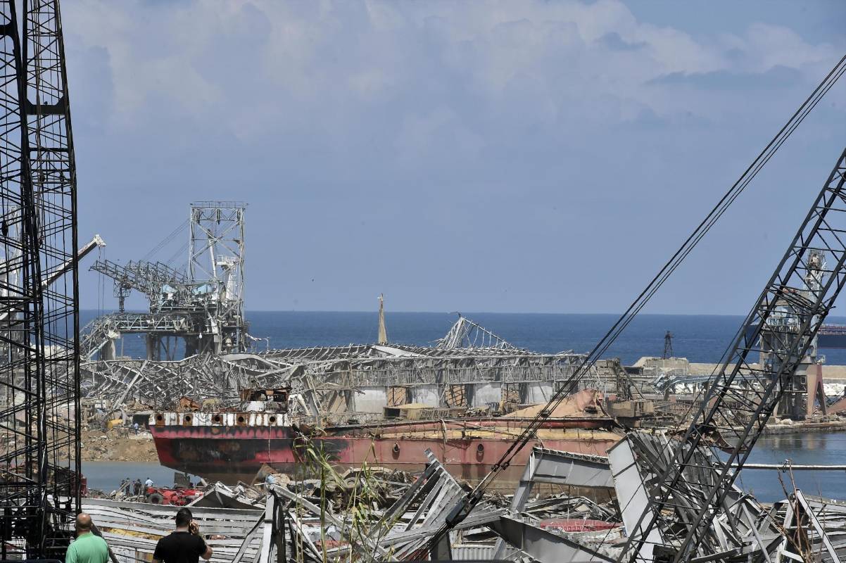 La masiva explosión deja al menos 160 muerto y mas de 6.000 personas heridas. Foto AFP