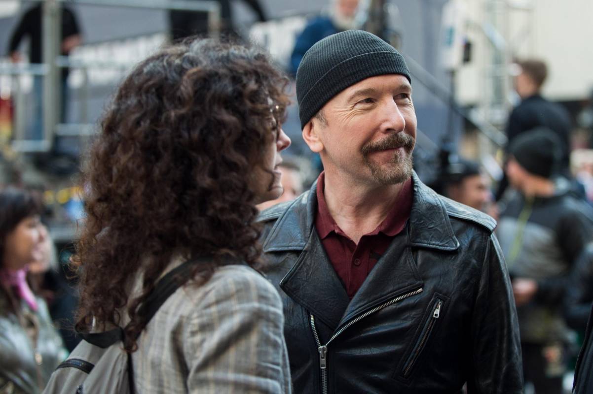  Dave Howell Evans, conocido como The Edge guitarrista de U2. FOTO AFP