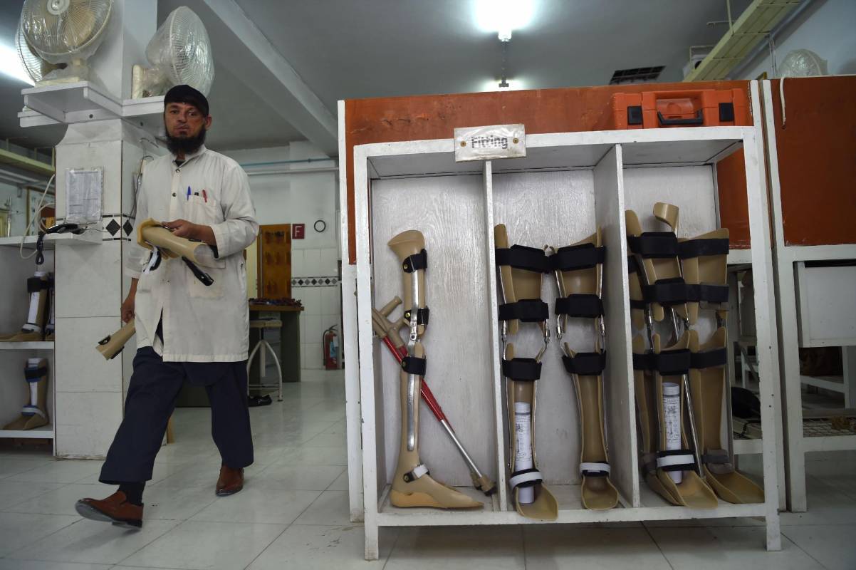 Según las Naciones Unidas las víctimas de las minas terrestres y los llamados “restos de guerra explosivos” se han multiplicado por cinco entre 2012 y 2017. FOTO: AFP