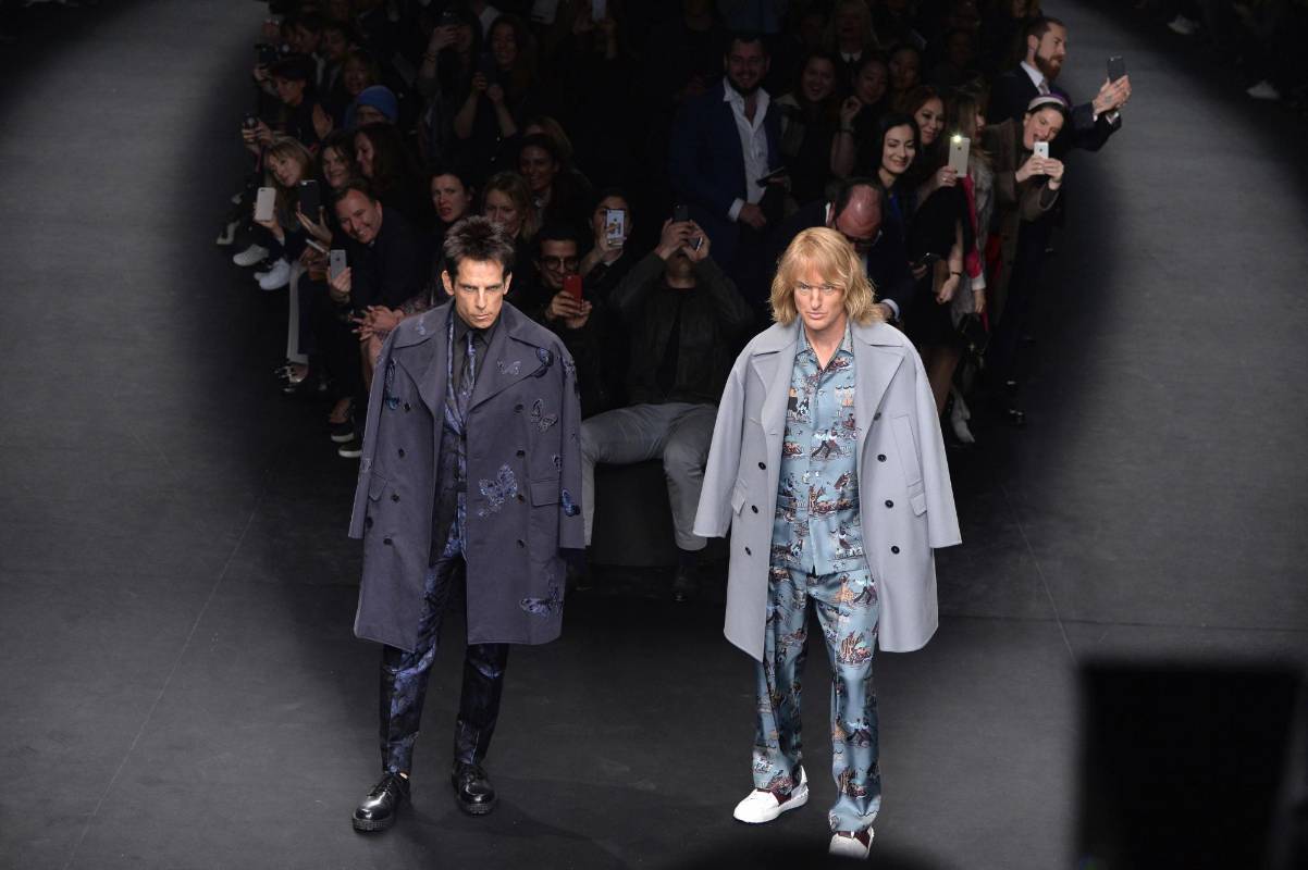 Zoolander 2 se grabará en Roma y contará con la colaboración del dúo creativo a la cabeza de Valentino. FOTO AFP