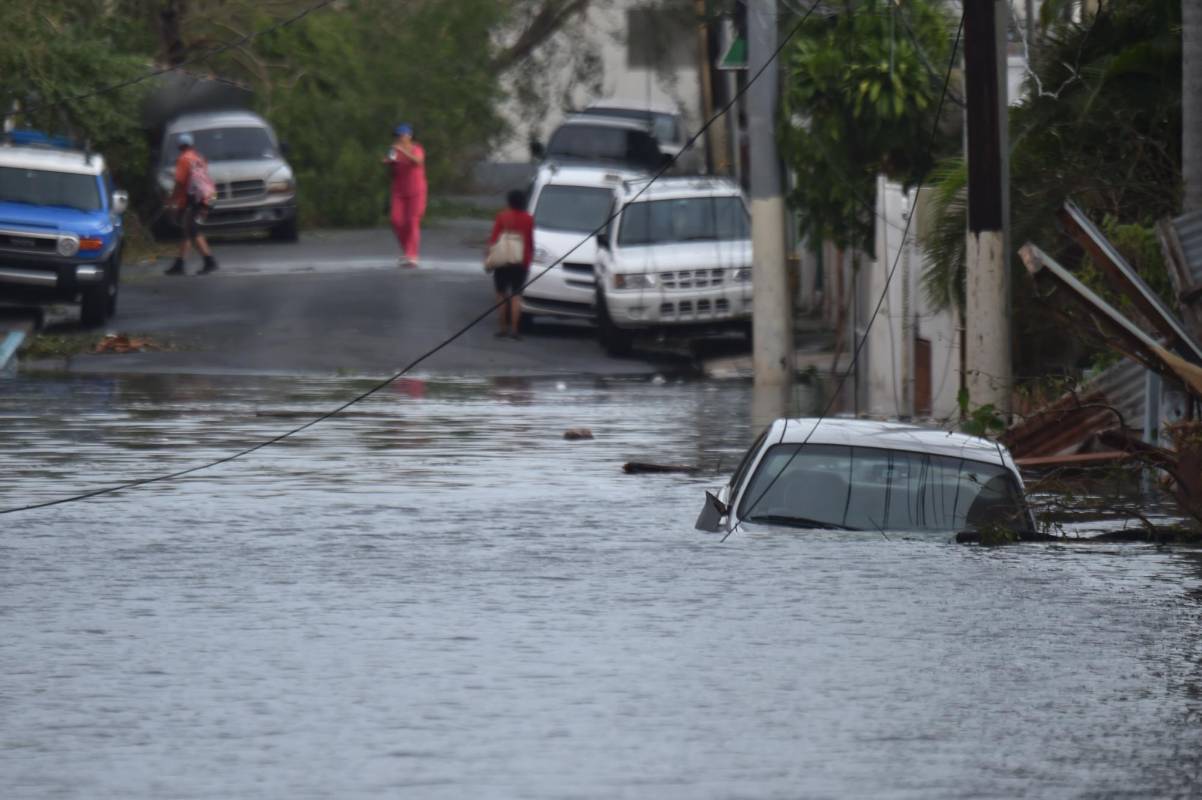 Pero esta vez la barrida fue completa: “El 100% (de la isla) debe estar sin servicios de energía eléctrica”, dijo Gómez. FOTO AFP