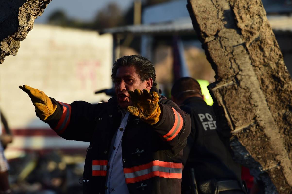El fiscal explicó que no hay todavía una hipótesis de lo que pudo haber ocurrido, pues la prioridad ahora es “atender los heridos y llevar a cabo el levantamiento de cuerpos”. FOTO AFP
