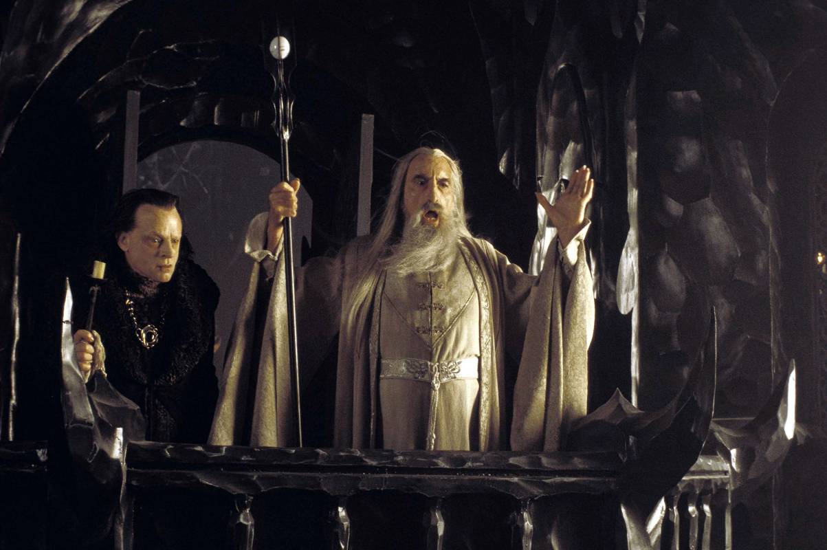 Saruman en El Señor de los Anillos. 