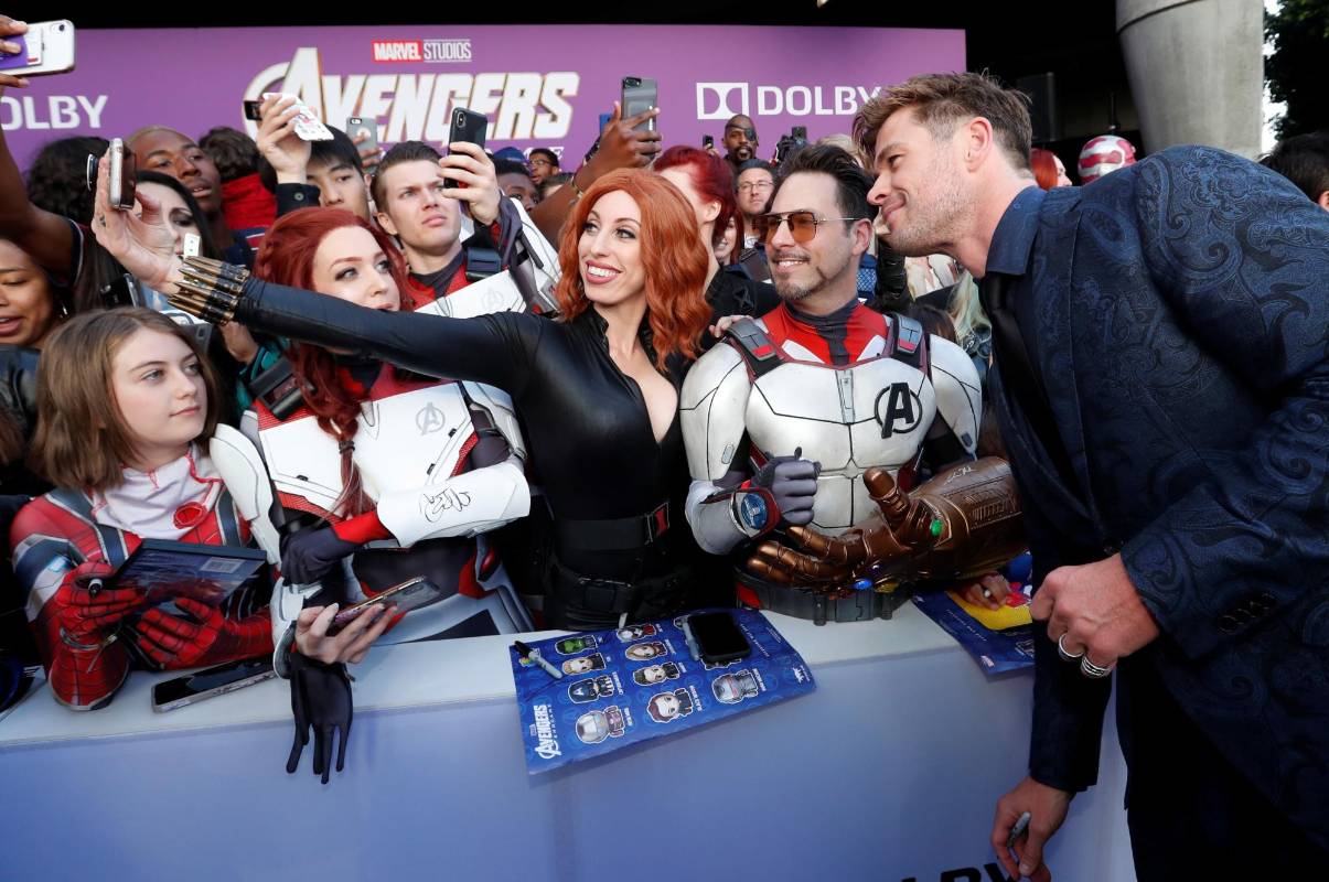 Más cosplay querían estar con sus estrellas. FOTO REUTERS/Mario Anzuoni 
