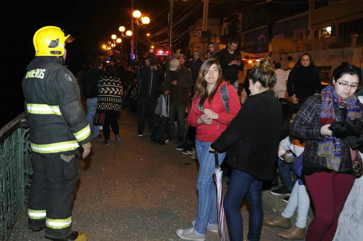 Las localidades de Choapa, Salamanca, Canela y Los Vilos se mantienen como zona de catástrofe. FOTO AFP