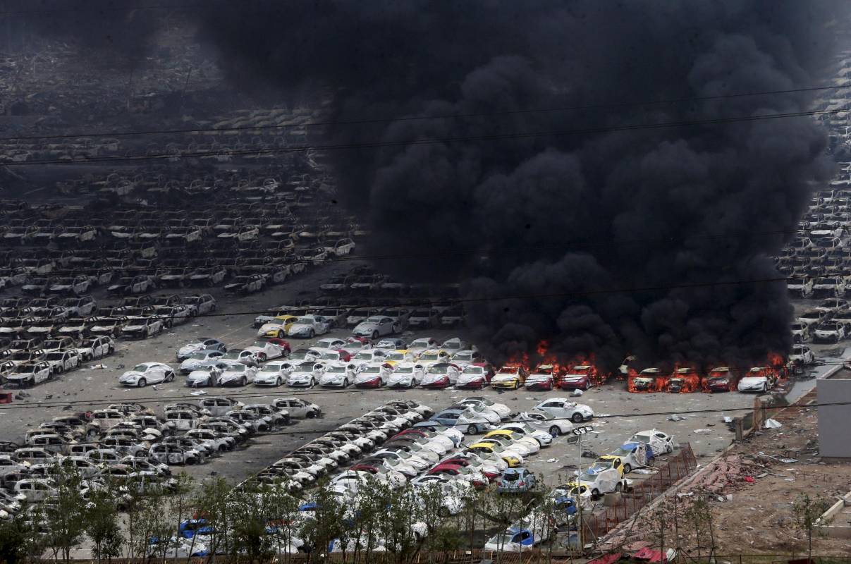 Centenares de heridos y un número indeterminado de desaparecidos provocaron las diferentes explosiones. FOTO REUTERS