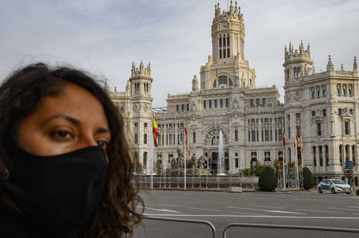 El rebrote de Covid en España tiene a lugares emblemáticos sin turistas. Muchos Países Europeos se prepararan para un aislamiento preventivo en la época navideña atípica que se avecina. Foto: Manuel Saldarriaga Quintero.