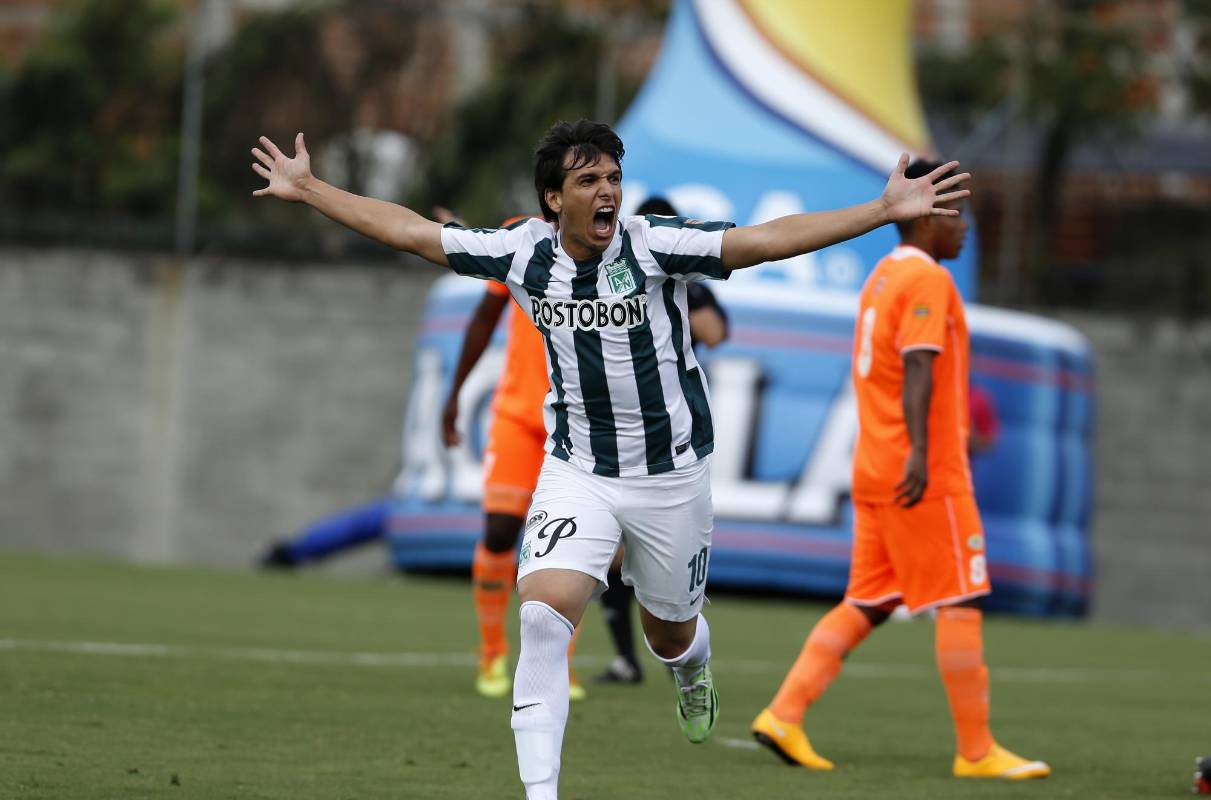 Nacional volvió a ganar y retomó la punta de la Liga Águila gracias a dos goles de Pablo Zeballos. FOTO JUAN ANTONIO SÁNCHEZ