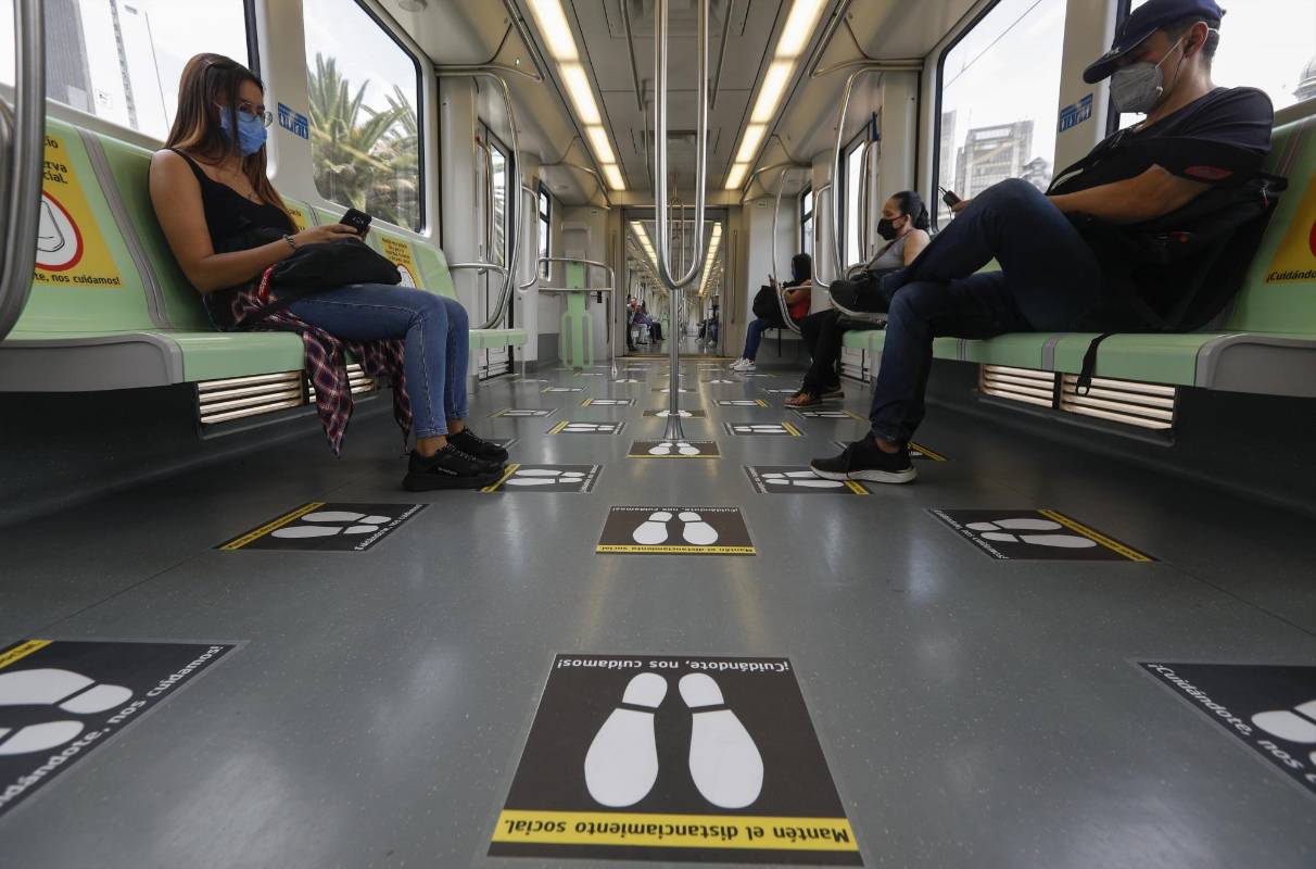 El metro dispone del 100% de su flota. Foto: Manuel Saldarriaga Quintero