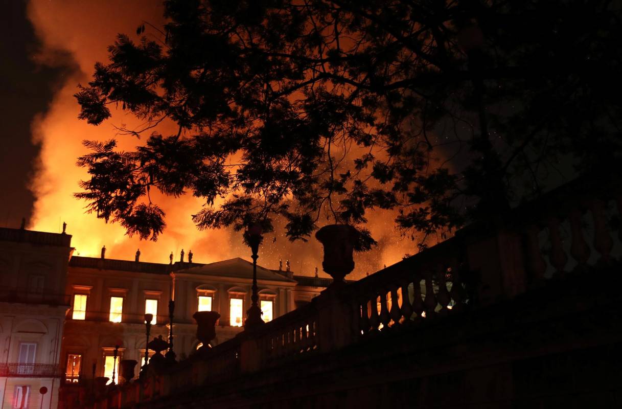 Dias Duarte acusó además a las autoridades brasileñas de “falta de atención” y sostuvo que nunca se contó con un “apoyo eficiente y urgente” para la adecuación del palacio, que fue residencia oficial de la familia real e imperial. FOTO REUTERS