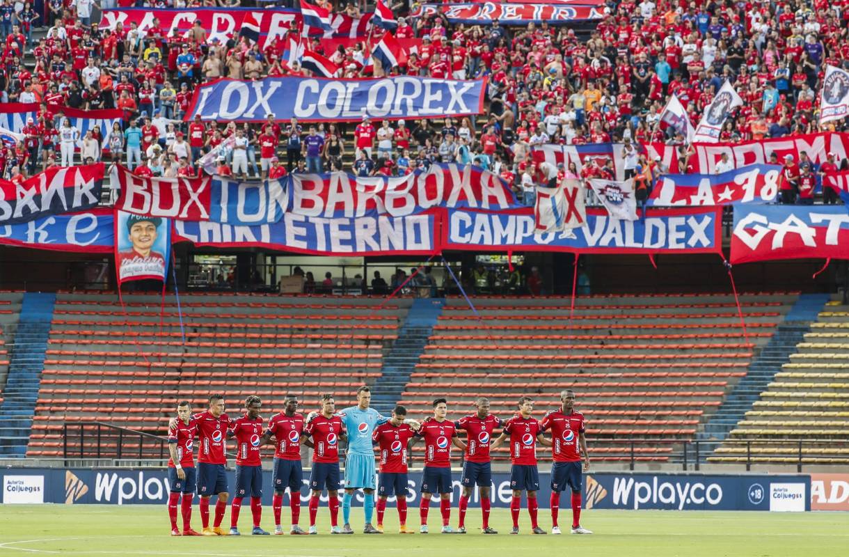 El equipo hace una reflexión antes del compromiso frente al Tollina. Foto: Robinson Sáenz Vargas
