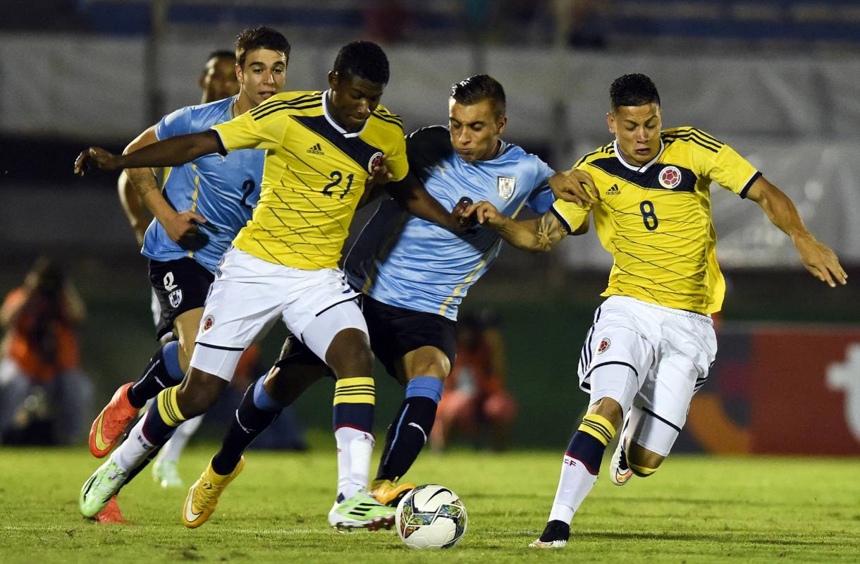 Luego de los resultados que dejó la tercera jornada del hexagonal final del Suramericano Sub 20 de Uruguay, la Selección Colombia se clasificó a su novena Copa del Mundo de esta categoría, la cual se disputará en Nueva Zelanda, en junio del año en curso. FOTO AP