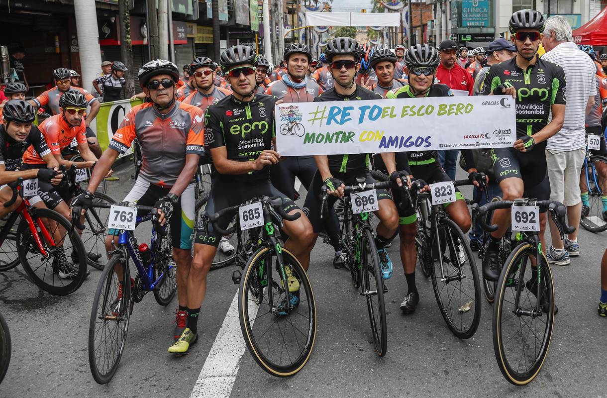 La competencia es una buena manera de disfrutar de la bicicleta con amigos. Foto Robinson Sáenz