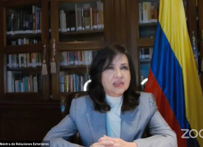 La canciller Claudia Blum. FOTO COLPRENSA
