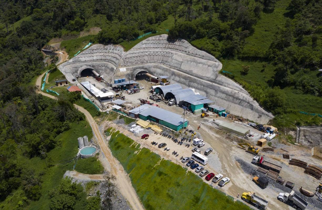 En un 40% de avance se encuentran las obras del proyecto pacifico 1 en el Suroeste Antioqueño. Foto: Manuel Saldarriaga Quintero