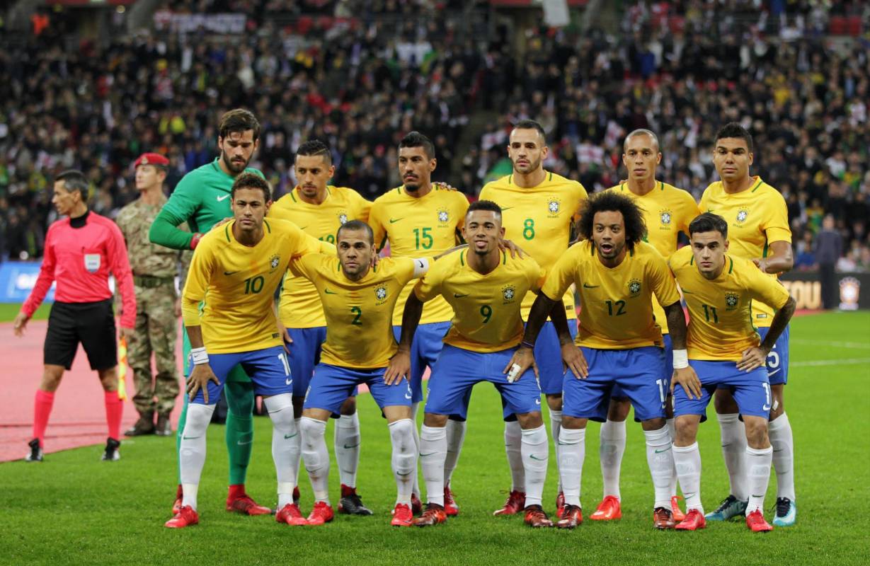 Selección de Brasil. FOTO EFE