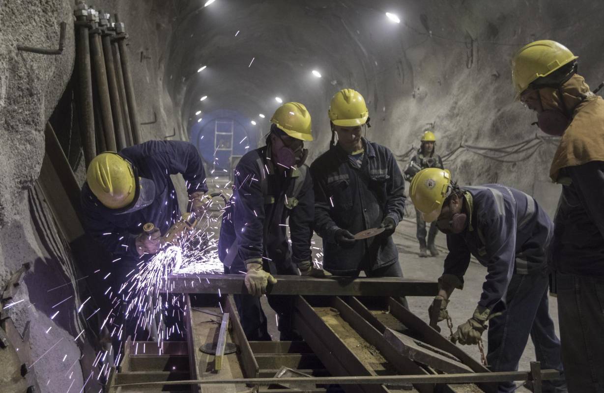 Cerca de 8.000 personas trabajan actualmente en el proyecto, de los cuales 2.800 son residentes del áreal de influencia. FOTOS DE DONALDO ZULUAGA
