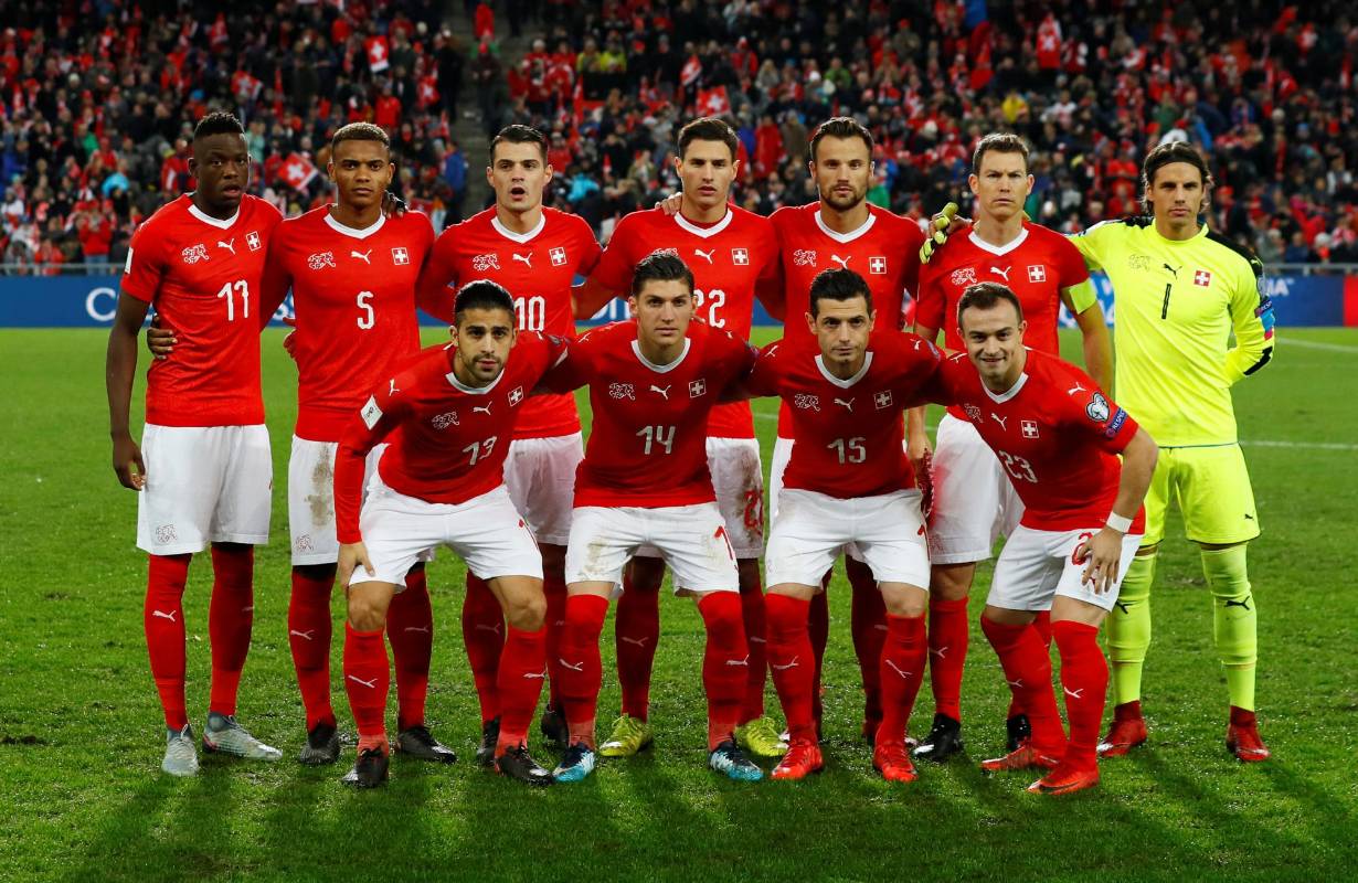 Selección Suiza. FOTO REUTERS